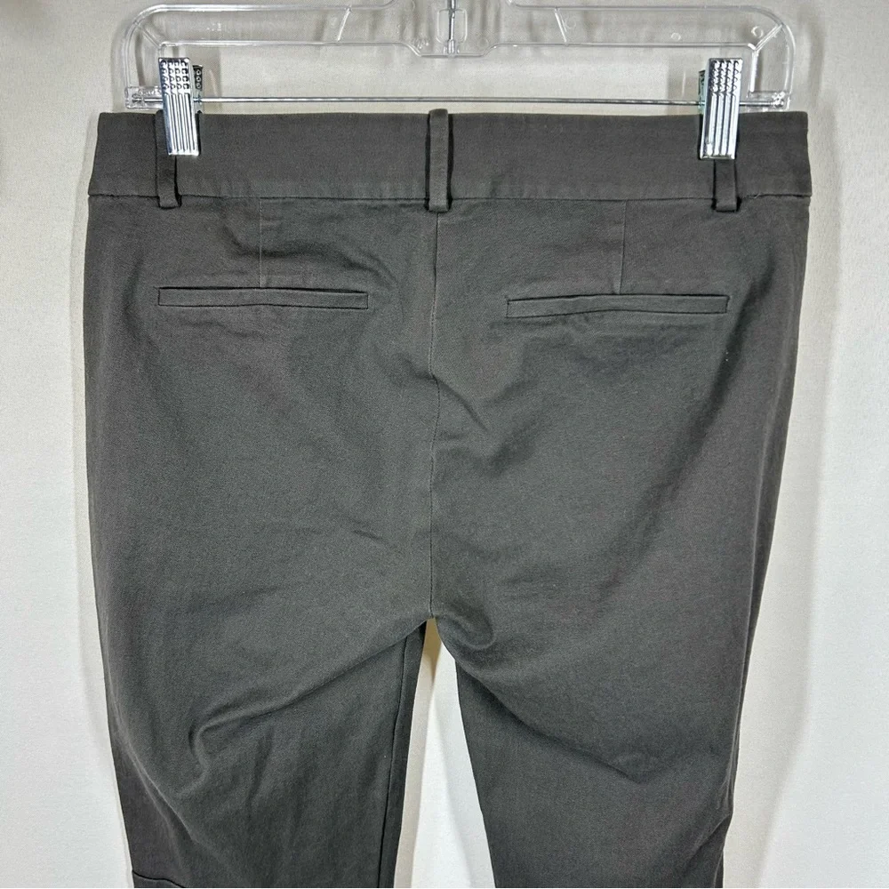 J Crew | Cotton Mercantile Trousers Dress Pants Dark Gray Women’s Size 6